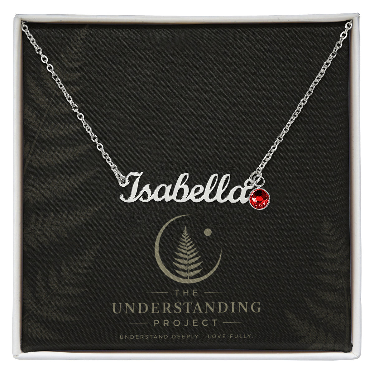 Custom Name Necklace with Birthstone | Personalized Just for You