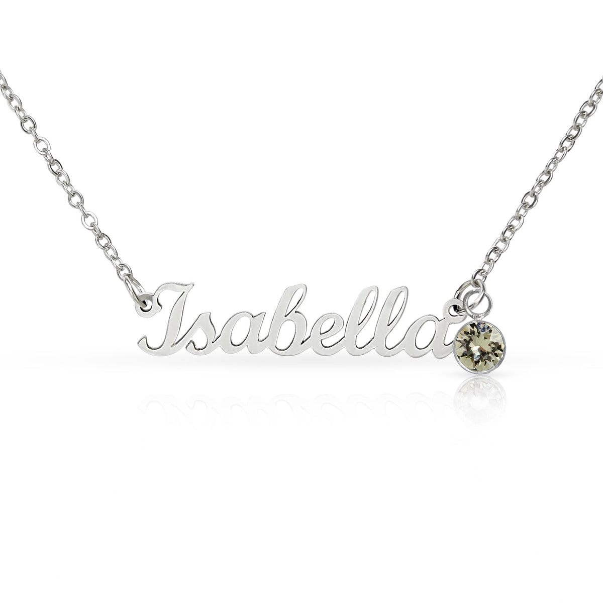 Custom Name Necklace with Birthstone | Personalized Just for You