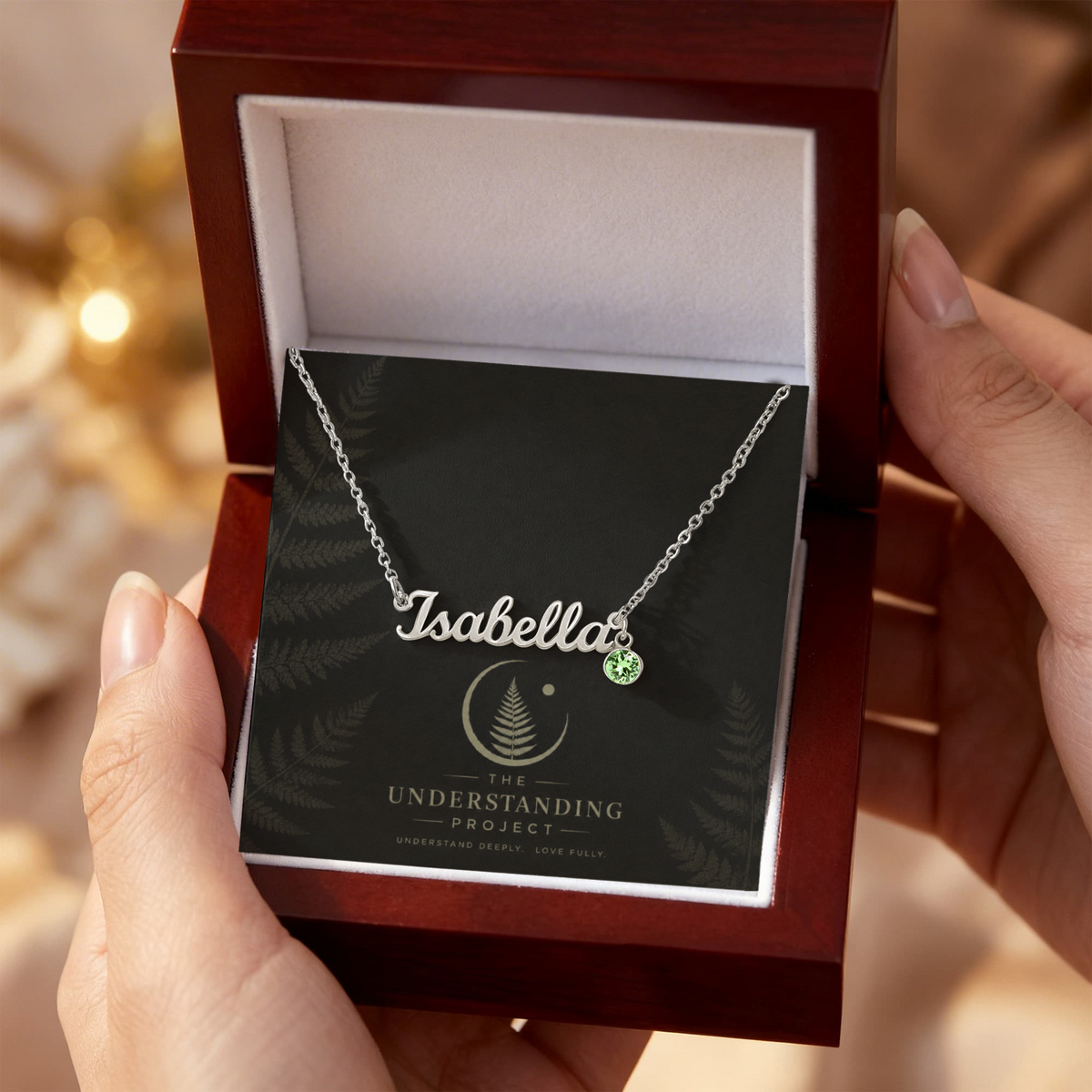 Custom Name Necklace with Birthstone | Personalized Just for You