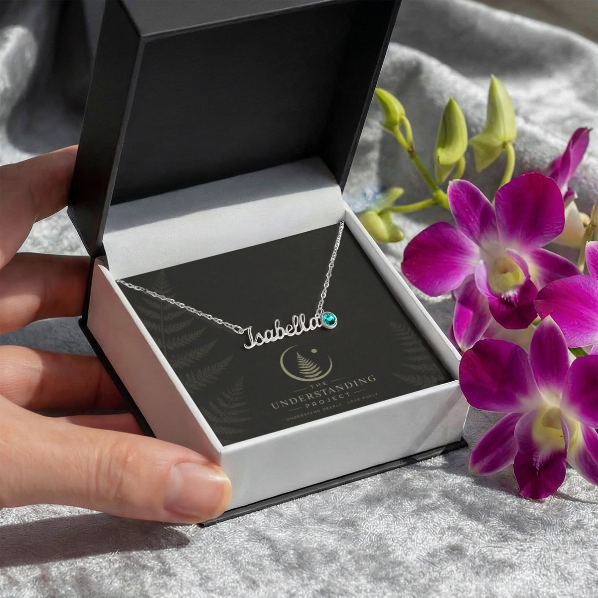 Custom Name Necklace with Birthstone | Personalized Just for You