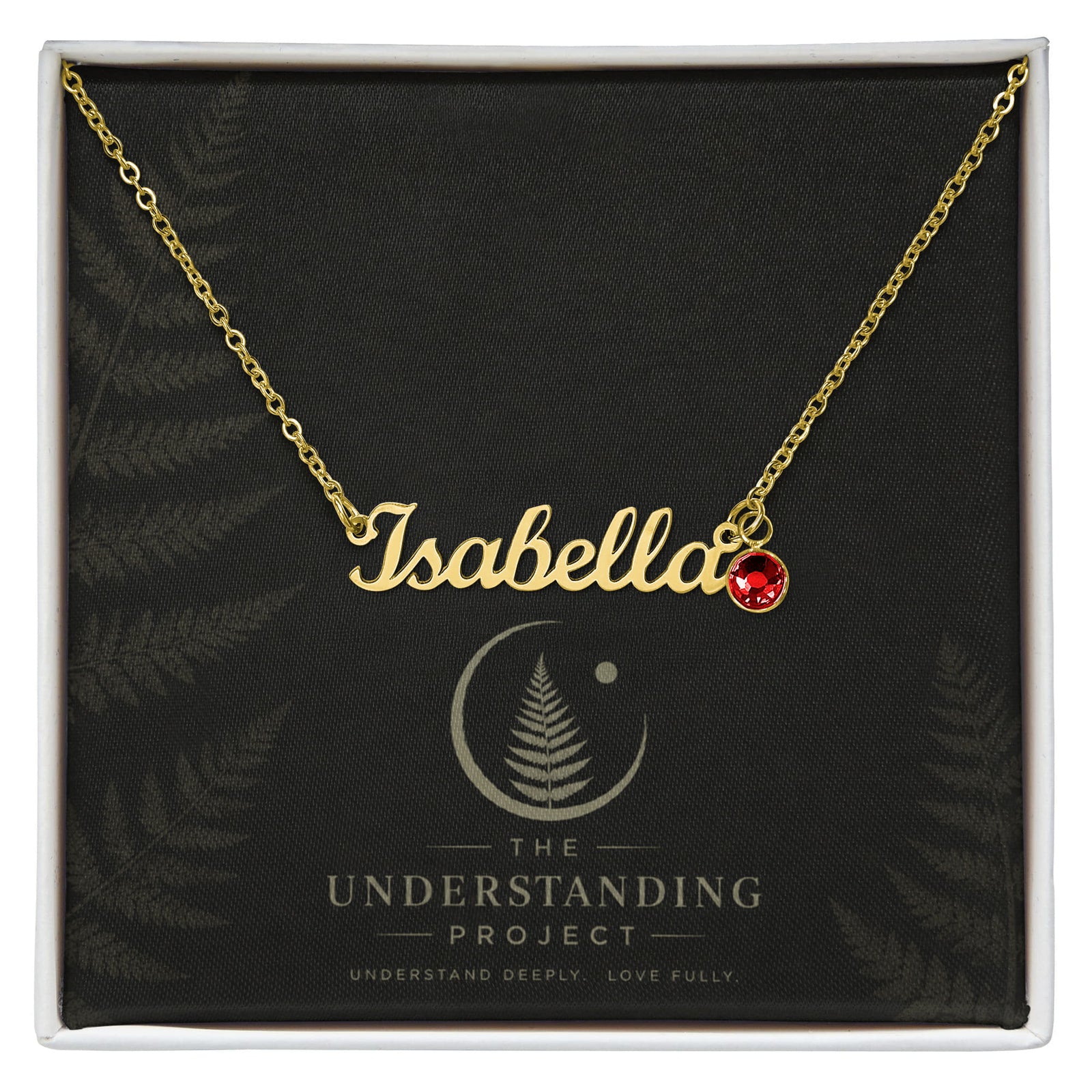 Custom Name Necklace with Birthstone | Personalized Just for You