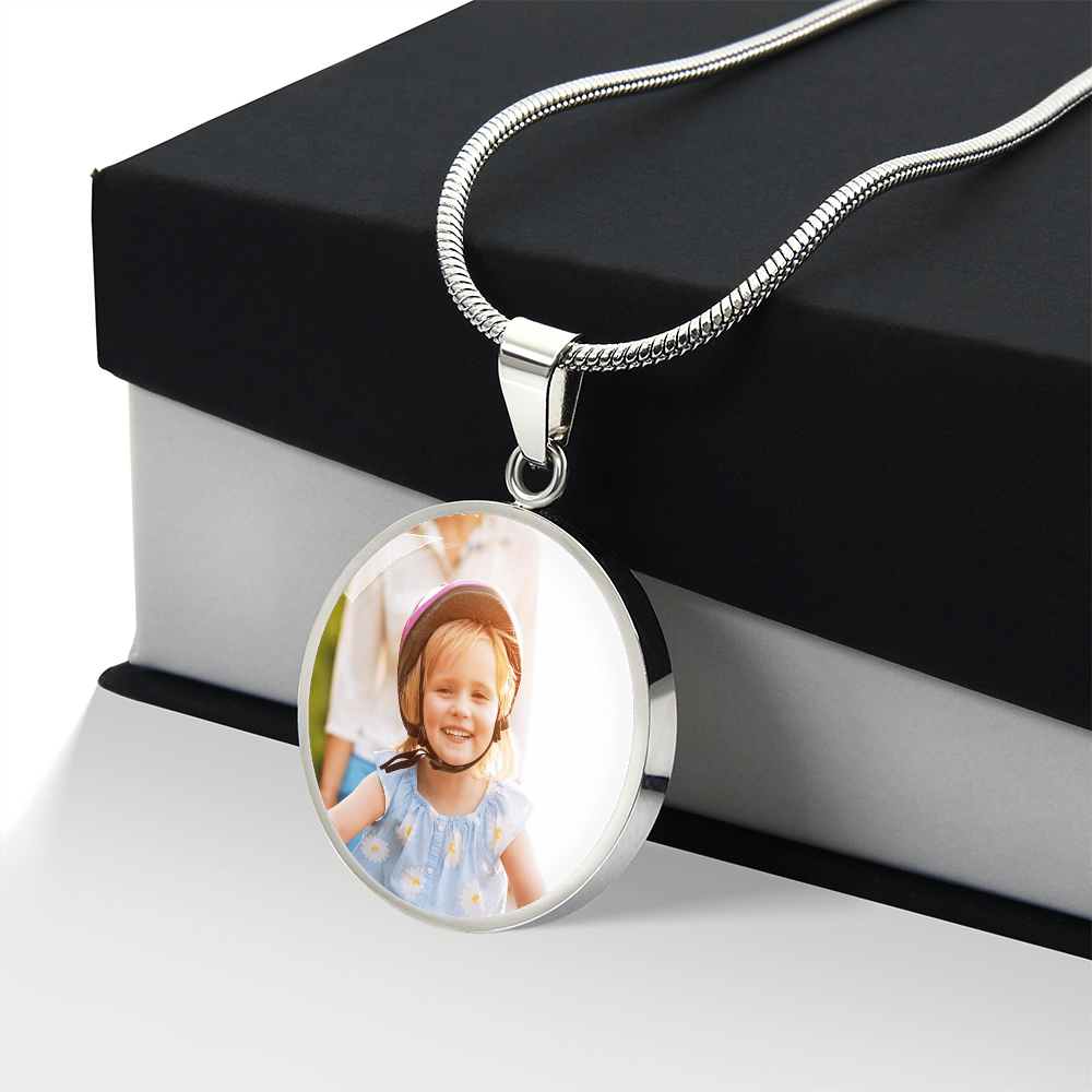 Personalized Circle Photo Necklace | Carry the Moments That Matter Most