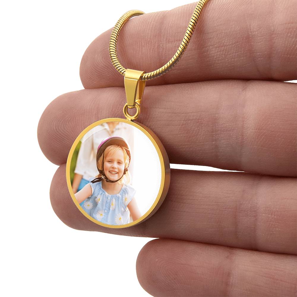 Personalized Circle Photo Necklace | Carry the Moments That Matter Most