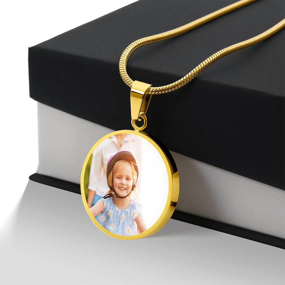 Personalized Circle Photo Necklace | Carry the Moments That Matter Most