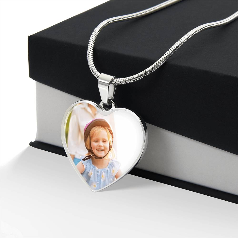Personalized Heart Photo Necklace | Keep Love Close to Your Heart