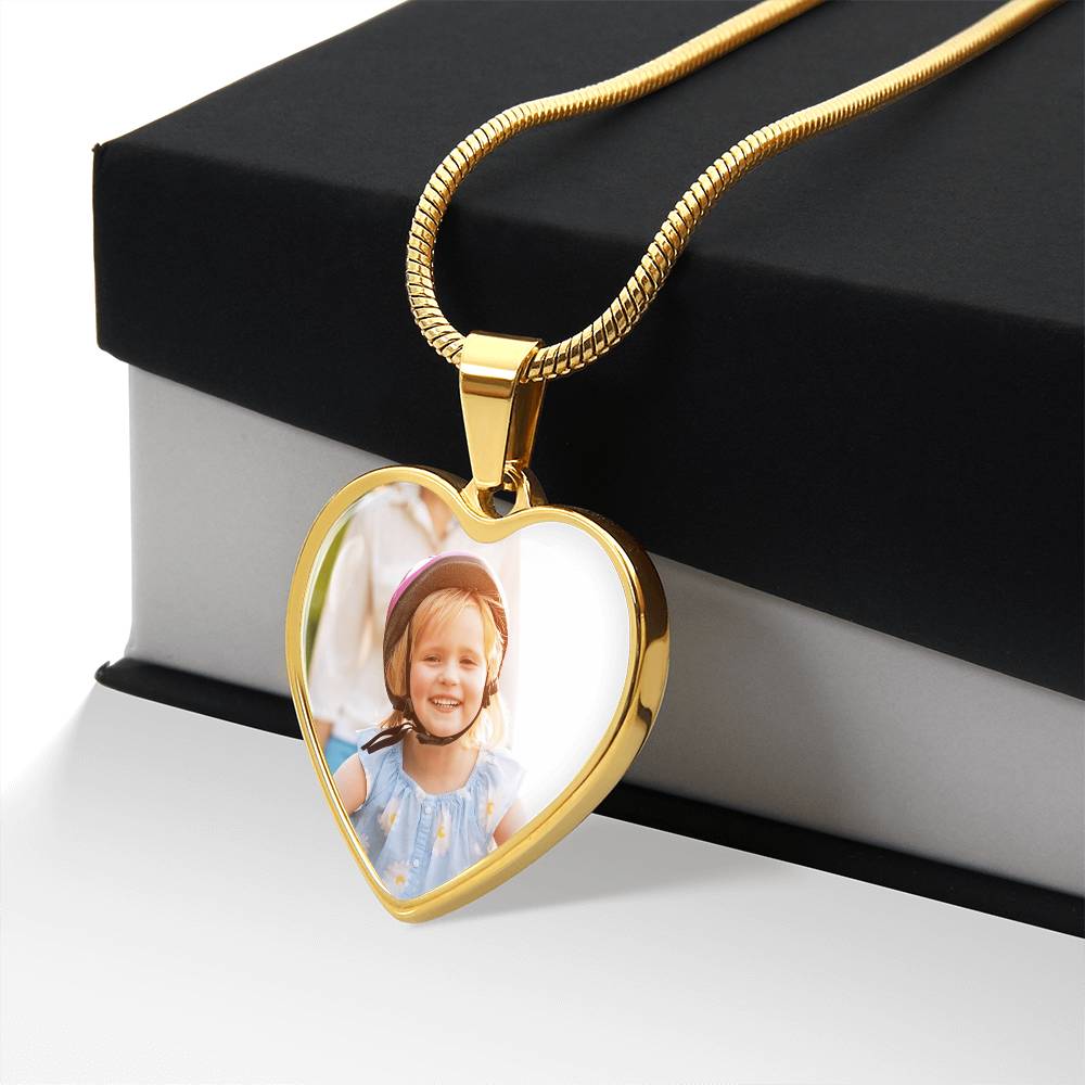 Personalized Heart Photo Necklace | Keep Love Close to Your Heart