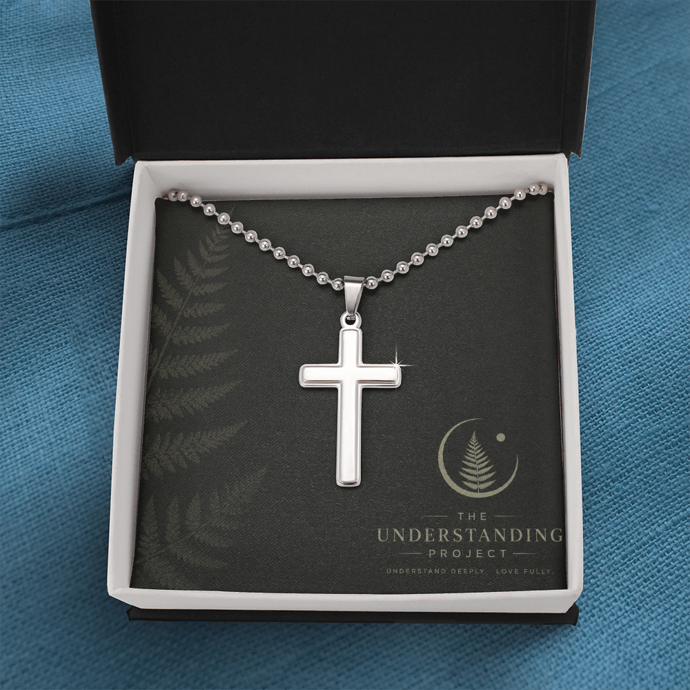Artisan Cross Necklace with Ball Chain   |    A Simple Symbol of Faith