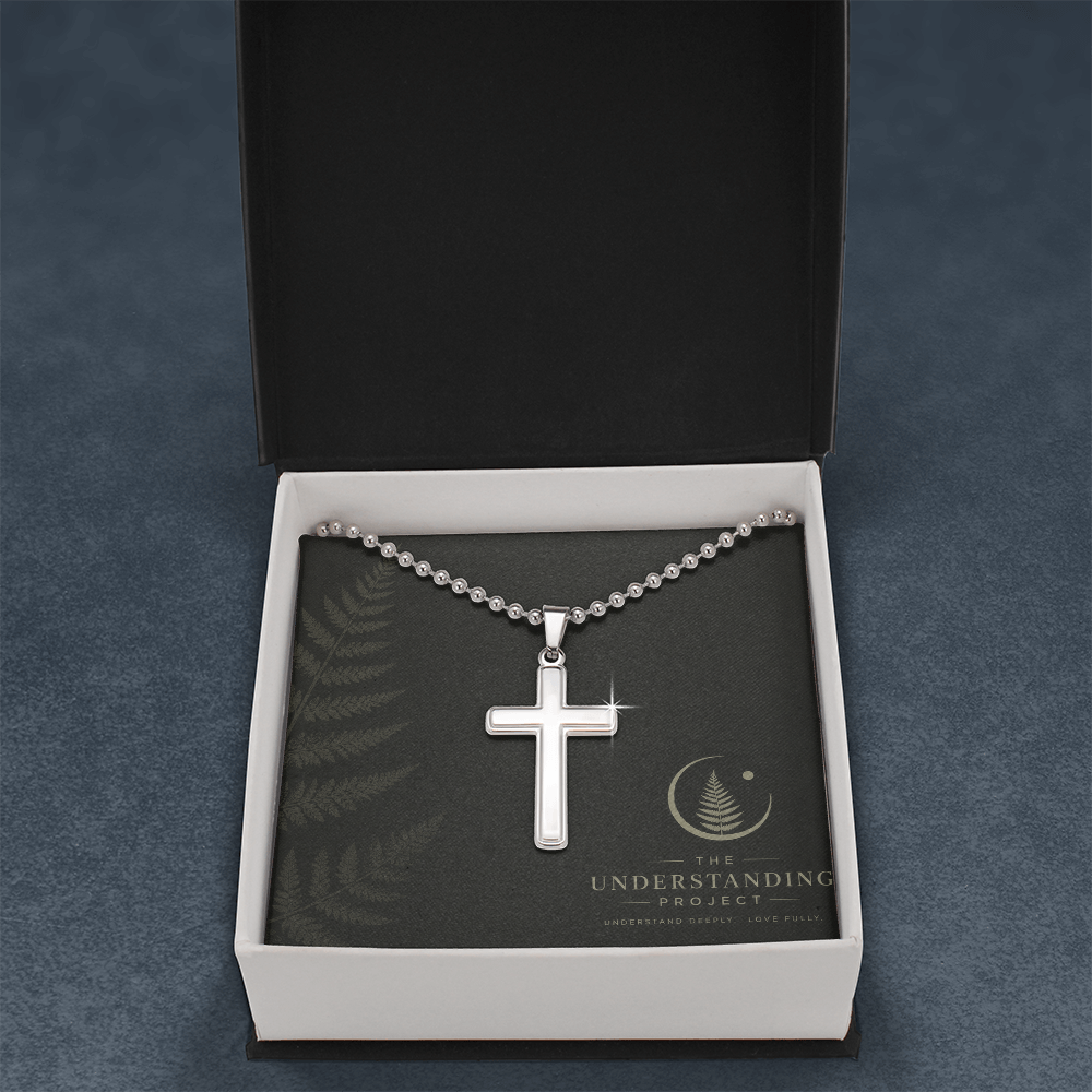 Artisan Cross Necklace with Ball Chain   |    A Simple Symbol of Faith