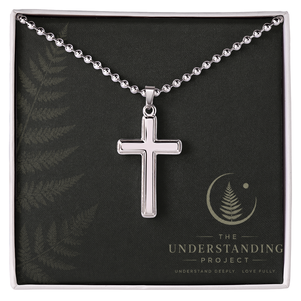 Artisan Cross Necklace with Ball Chain   |    A Simple Symbol of Faith
