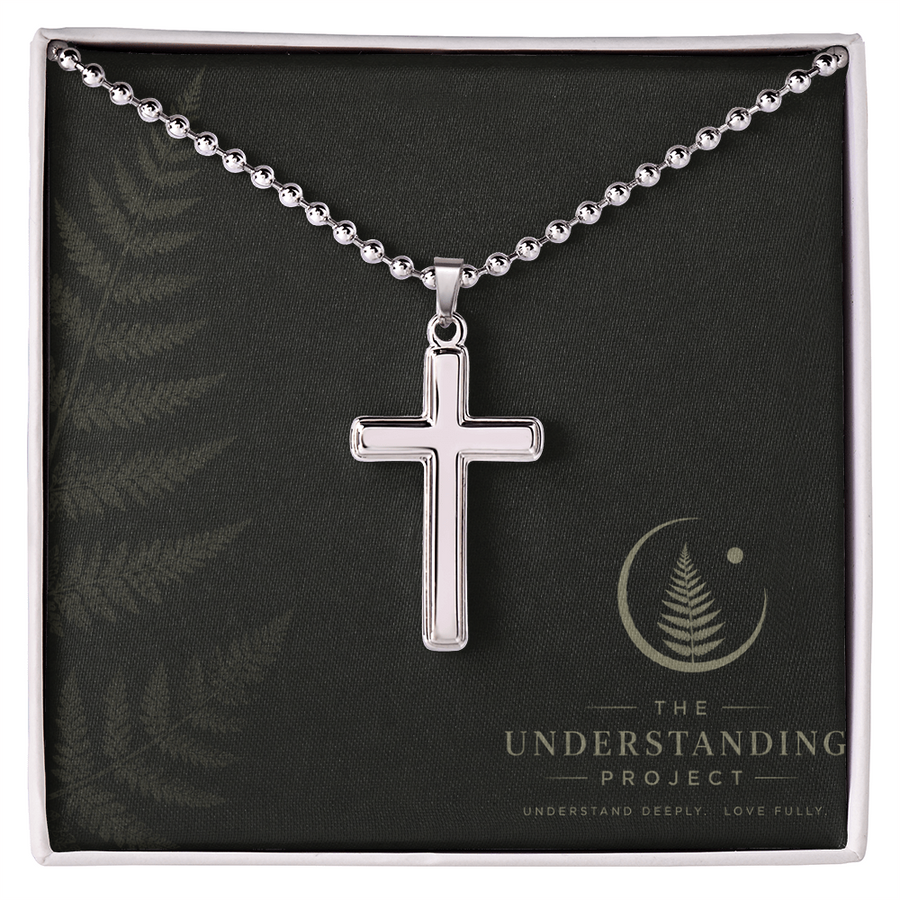 Artisan Cross Necklace with Ball Chain   |    A Simple Symbol of Faith