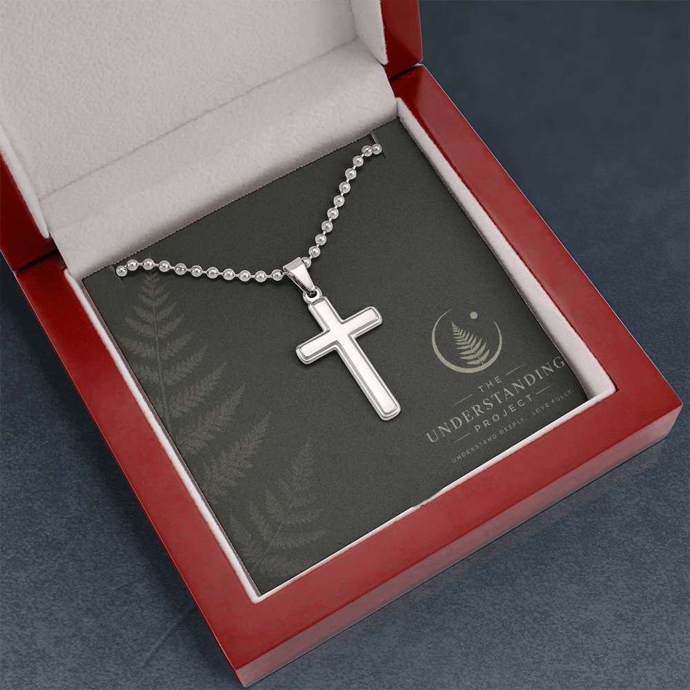 Artisan Cross Necklace with Ball Chain   |    A Simple Symbol of Faith