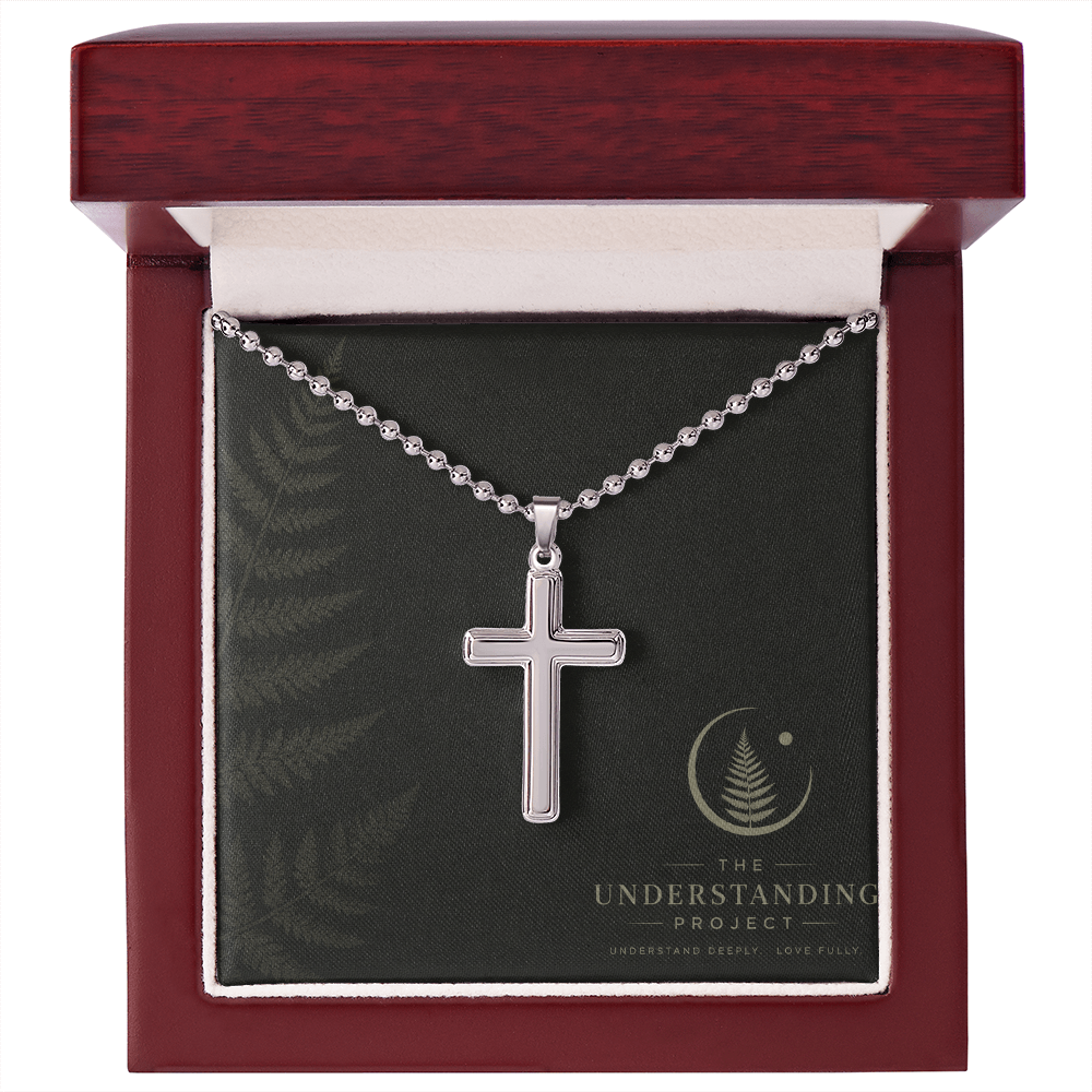 Artisan Cross Necklace with Ball Chain   |    A Simple Symbol of Faith