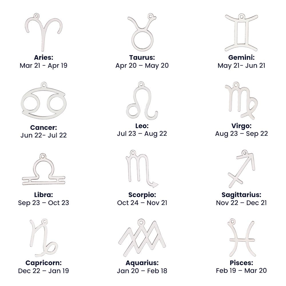 Zodiac Symbol Necklace  |  A Simple Reminder to Know Yourself