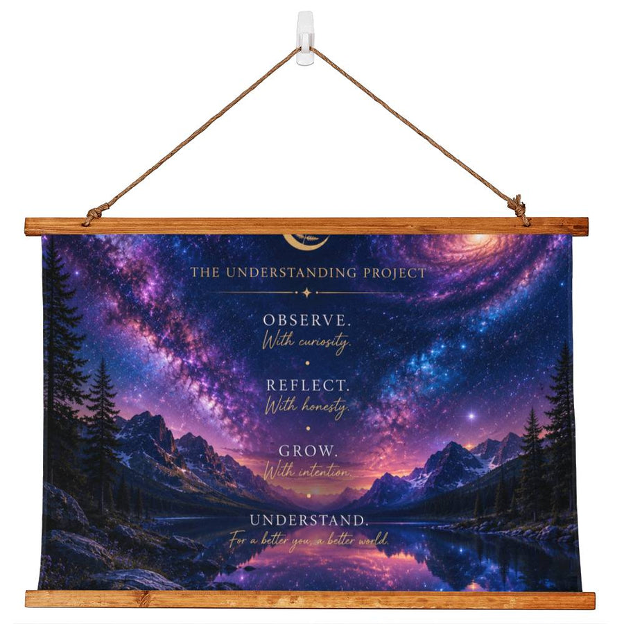 The Understanding Project Wood Framed Wall Tapestry | Cosmic Reflection