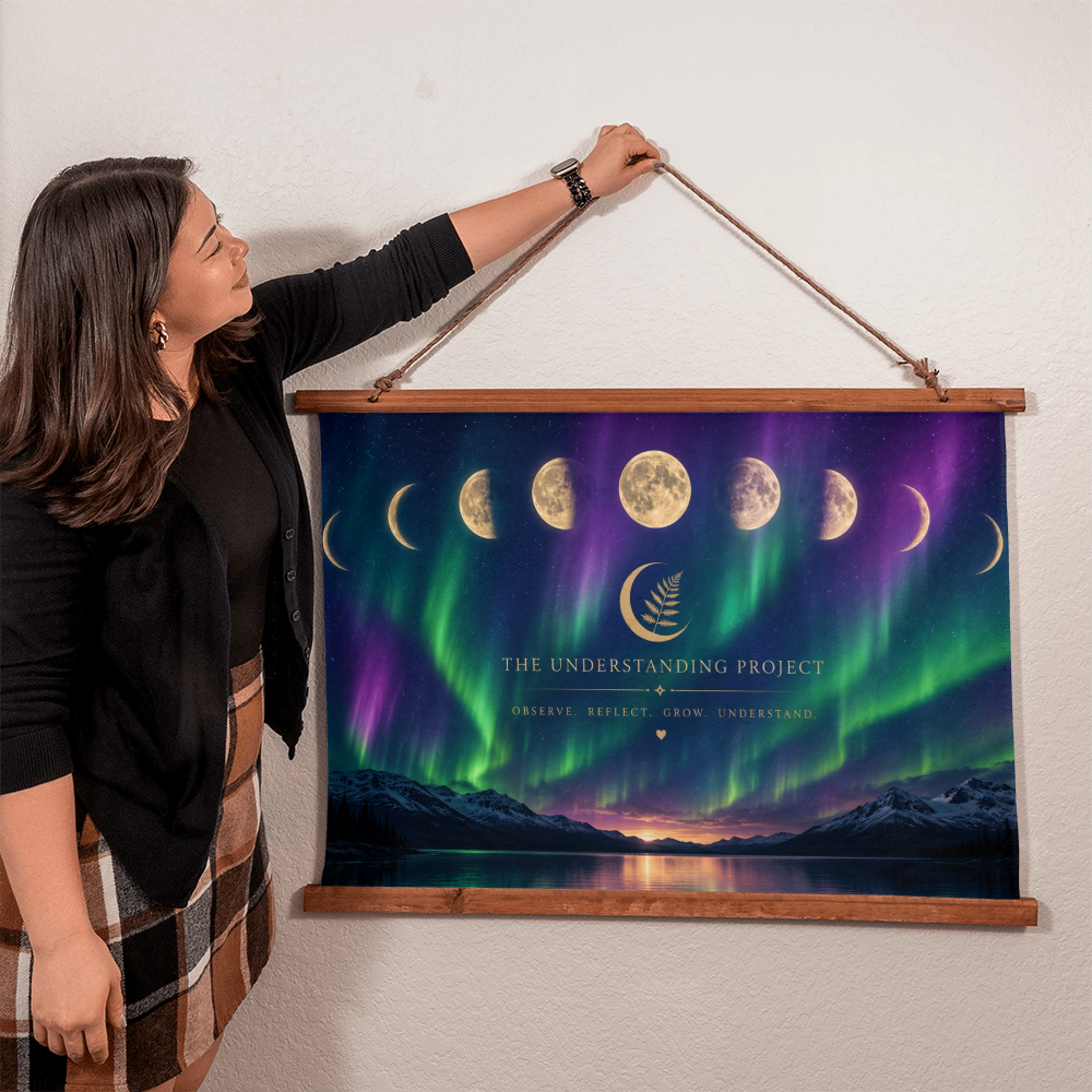 The Understanding Project Wood Framed Wall Tapestry | Northern Lights Collection