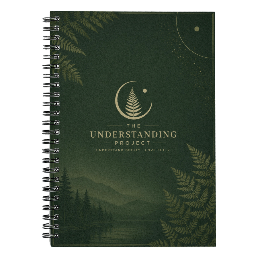 The Understanding Project Green Spiral Notebook | Ruled or Graph Paper