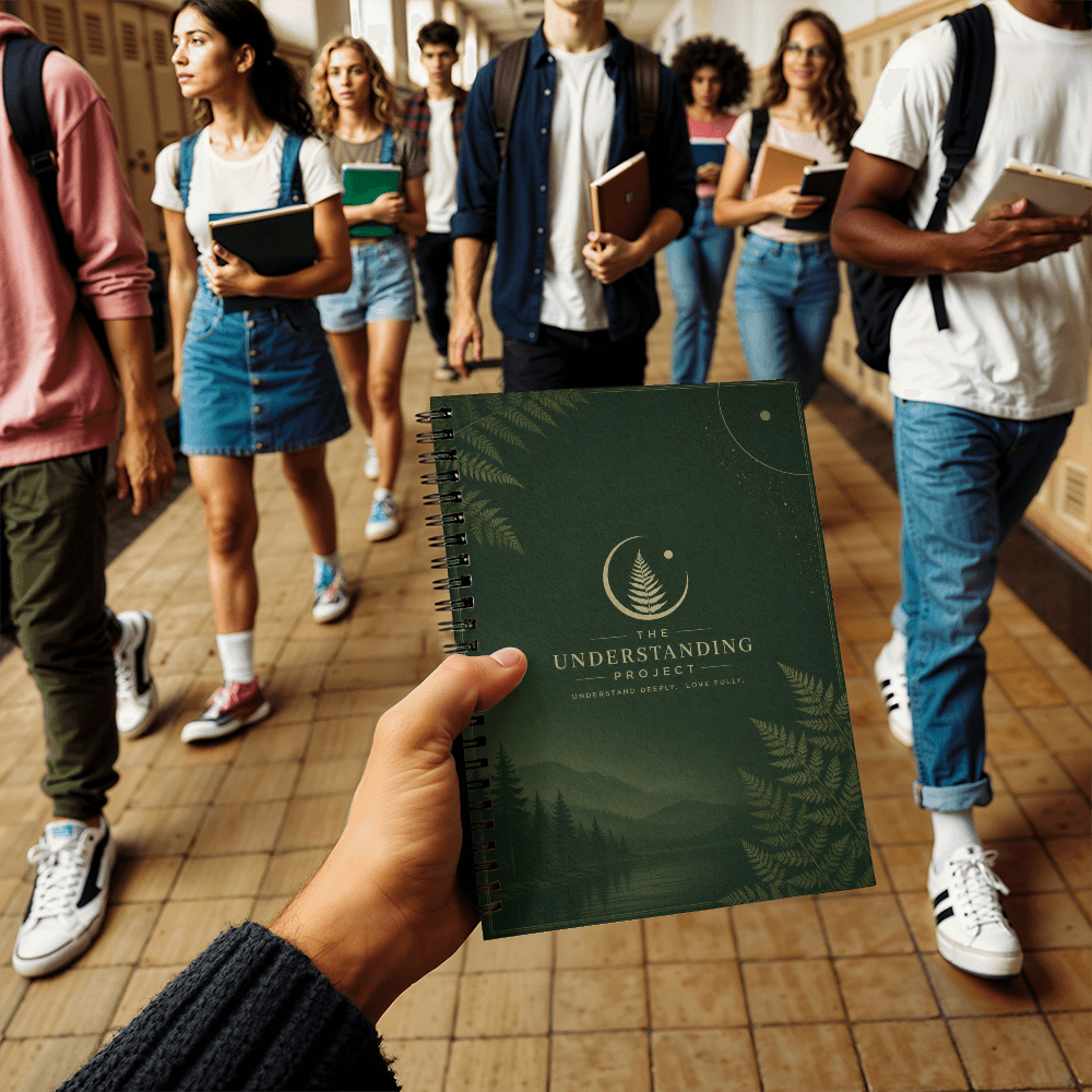 The Understanding Project Green Spiral Notebook | Ruled or Graph Paper