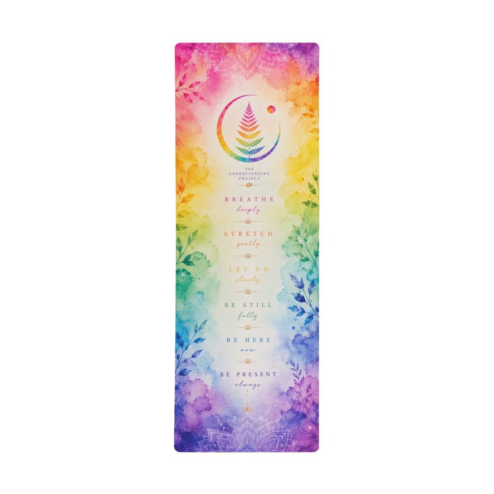 The Understanding Project Yoga Mat | Rainbow Watercolor
