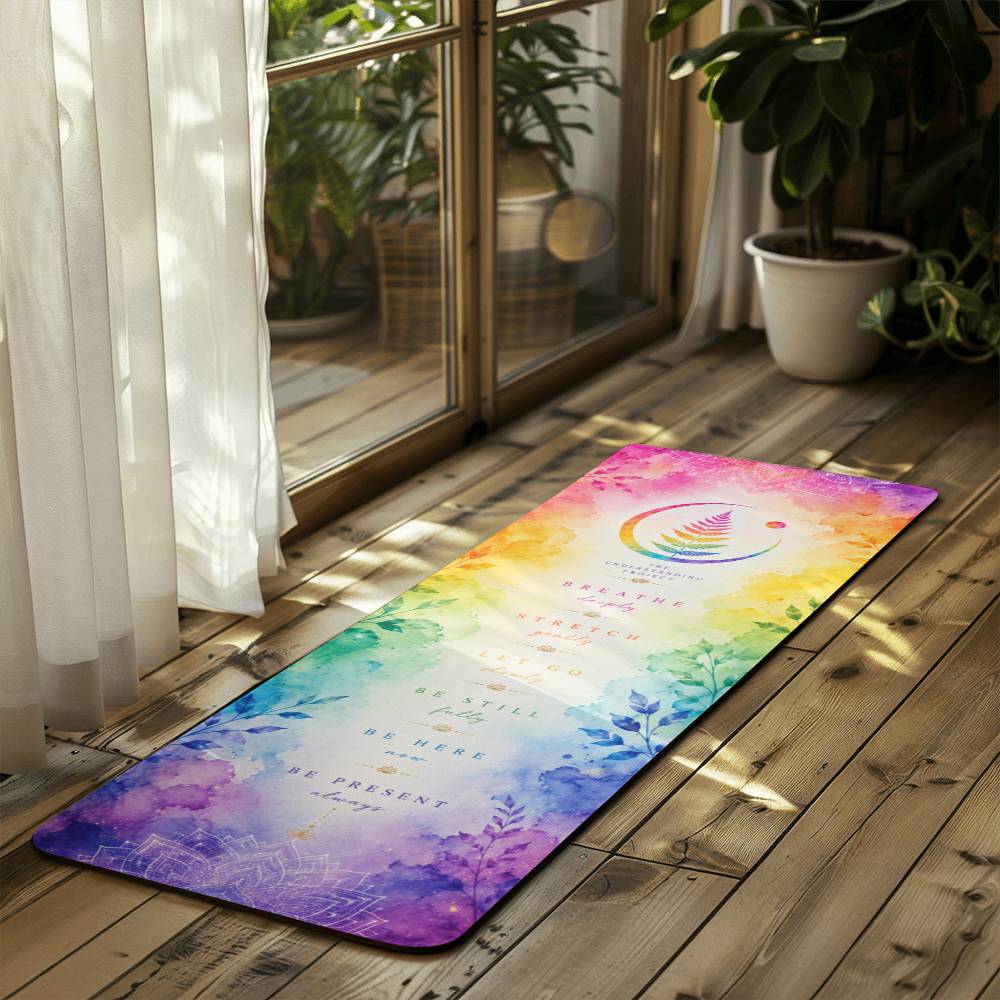 The Understanding Project Yoga Mat | Rainbow Watercolor