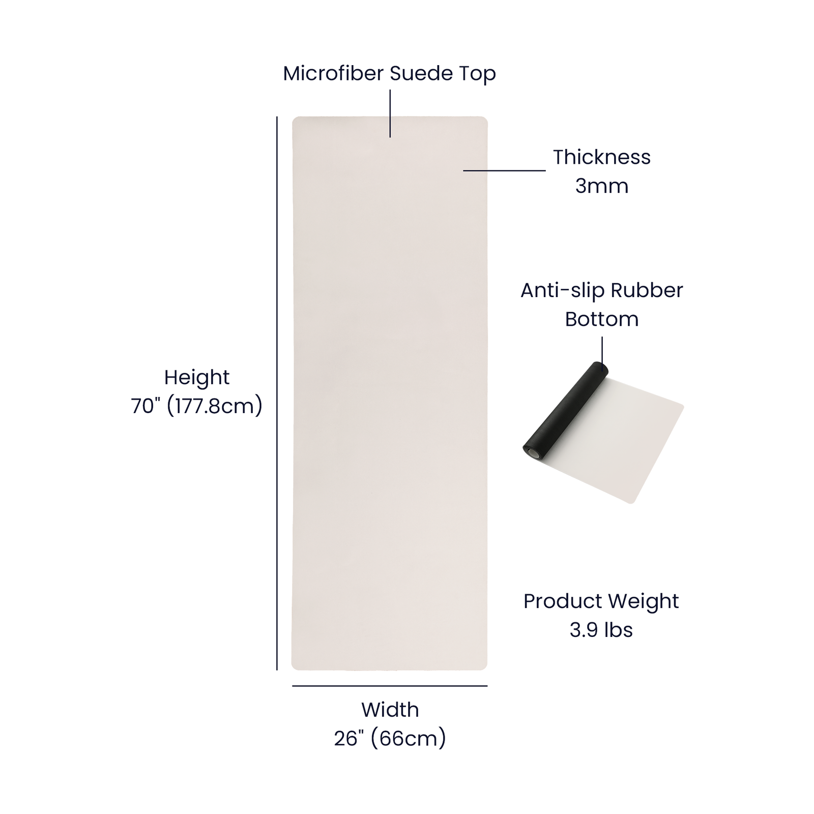 The Understanding Project Yoga Mat | Blue Water