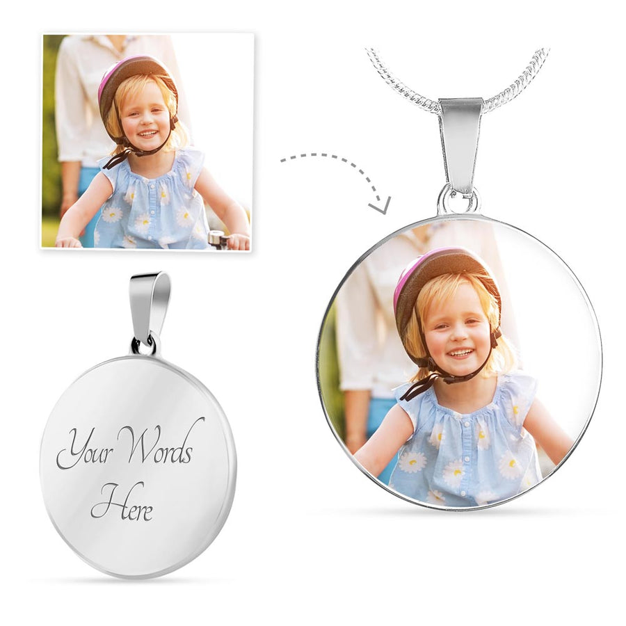 Personalized Circle Photo Necklace | Carry the Moments That Matter Most