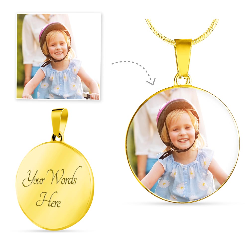 Personalized Circle Photo Necklace | Carry the Moments That Matter Most