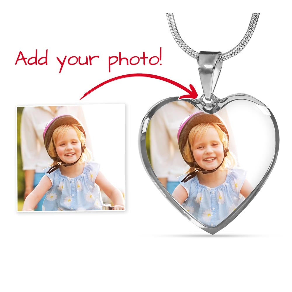 Personalized Heart Photo Necklace | Keep Love Close to Your Heart