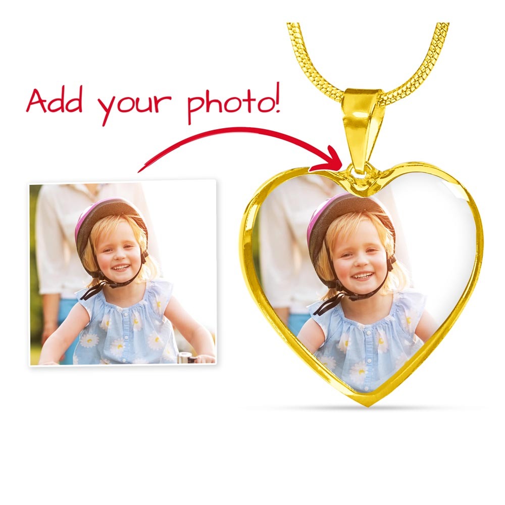 Personalized Heart Photo Necklace | Keep Love Close to Your Heart