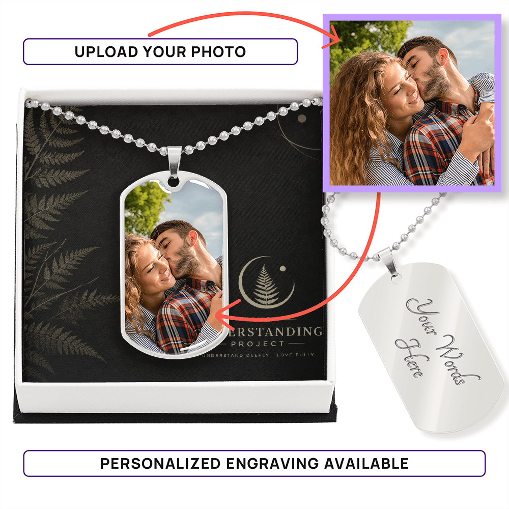 Personalized Military Dog Tag Photo Necklace | Carry What Matters Most