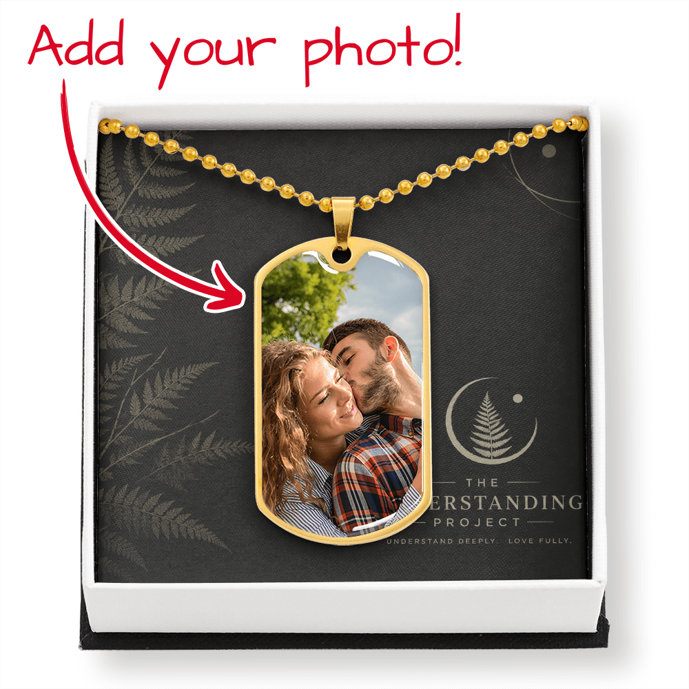 Personalized Military Dog Tag Photo Necklace | Carry What Matters Most