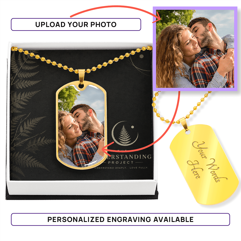 Personalized Military Dog Tag Photo Necklace | Carry What Matters Most